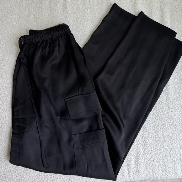 Reformation Ethan Satin Wide Leg Pants - Picture 2 of 4